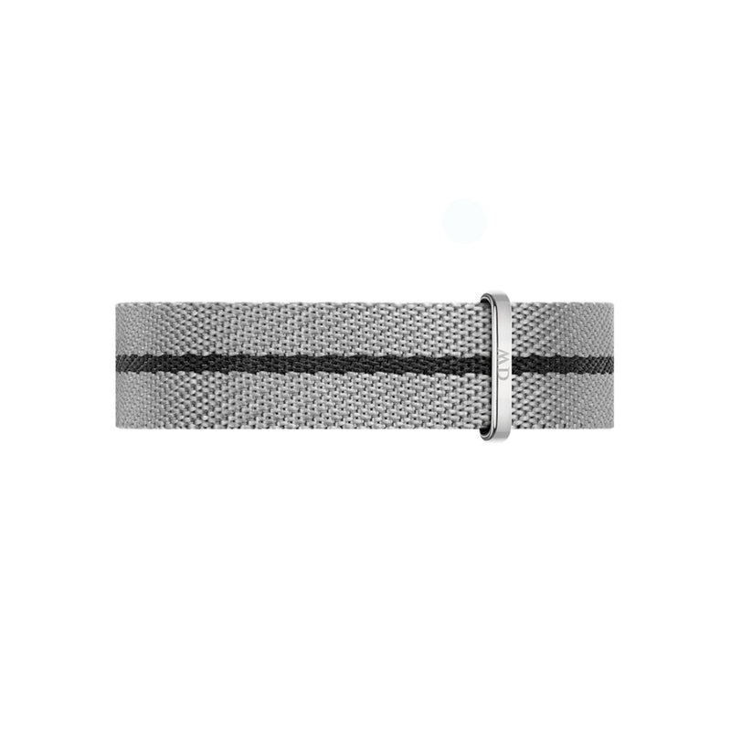 Daniel Wellington Iconic NATO DW00100679 analog damklocka med vit urtavla och armband i nylon