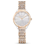 Swarovski Attract watch Damklocka 5649987 analog damklocka med vit urtavla och armband i rostfritt stål