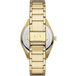 Armani Exchange Lady Giacomo AX5657 analog damklocka med silver urtavla och armband i rostfritt stål