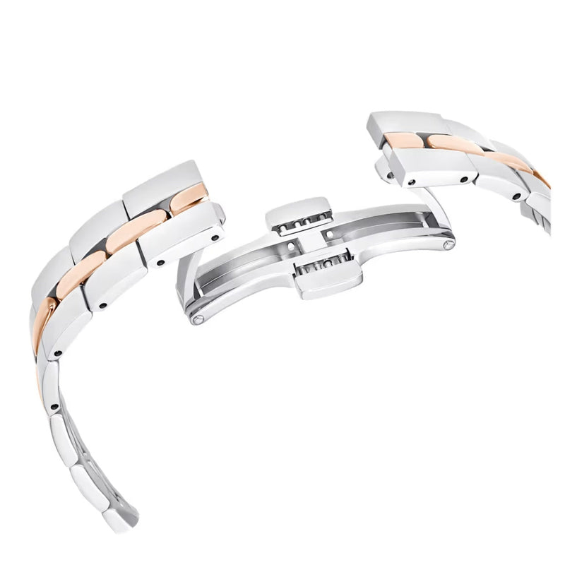 Swarovski Cosmopolitan 5644081 analog damklocka med silver urtavla och armband i rostfritt stål