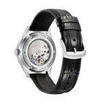 Citizen C7 automatisk NH8390-20LE analog herrklocka med blå urtavla och armband i läder