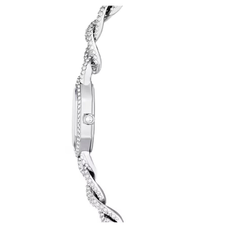 Swarovski Dextera chain 5668899 analog damklocka med silver urtavla och armband i rostfritt stål