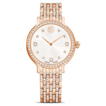 Swarovski Imber 5713883 analog damklocka med roséguld urtavla och armband i rostfritt stål