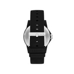 Armani Exchange Outerbanks AX2520 analog herrklocka med svart urtavla och armband i gummi