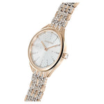 Swarovski Attract 5610484 analog damklocka med silver urtavla och armband i rostfritt stål
