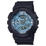 Casio G-shock GA-110CD-1A2ER analog herrklocka med blå urtavla och armband i resin