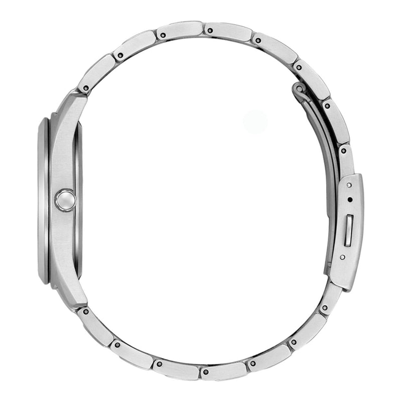 Citizen Super Titanium Eco-Drive FE6151-82L analog damklocka med blå urtavla och armband i titan