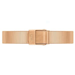 Daniel Wellington Quadro Studio DW00100518 analog damklocka med svart urtavla och armband i rostfritt stål