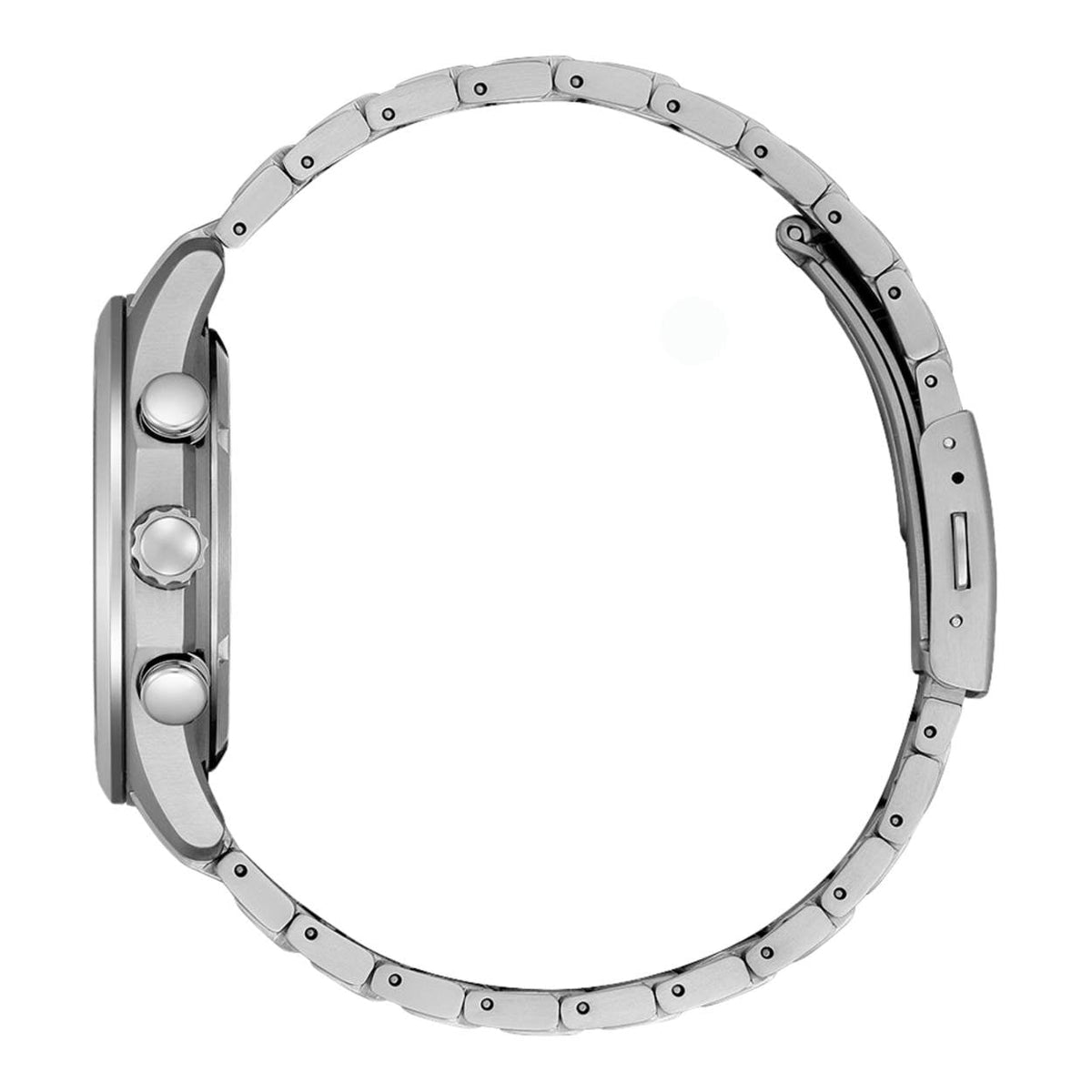 Citizen Super Titanium Sport AT2530-85A analog herrklocka med vit urtavla och armband i titan