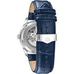 Bulova Classic 96A206 analog herrklocka med silver urtavla och armband i läder