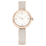 Swarovski Illumina 5671196 analog damklocka med vit urtavla och armband i rostfritt stål