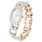 Swarovski Dextera chain 5711710 analog damklocka med vit urtavla och armband i rostfritt stål