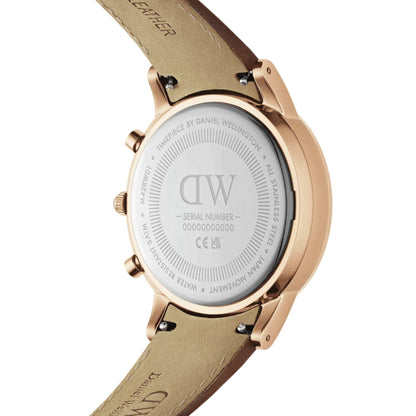 Daniel Wellington Iconic Chronograph St Mawes Amber RG från  Daniel Wellington – Märkesklocka hos Kronura
