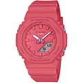 Casio G-shock GMA-P2100-4AER ana-digi damklocka med rött urtavla och armband i resin