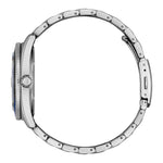Citizen Marine Eco-Drive AW1761-89L analog herrklocka med blå urtavla och armband i rostfritt stål