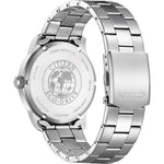Citizen Eco Drive BM8550-81EE analog herrklocka med svart urtavla och armband i rostfritt stål