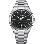 Citizen Eco Drive AW1750-85E analog herrklocka med svart urtavla och armband i rostfritt stål