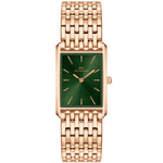 Daniel Wellington Bound 9-Link Emerald DW00100704 analog damklocka med grön urtavla och armband i rostfritt stål