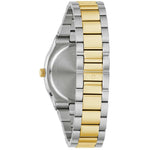 Bulova Surveyor 98M132 analog damklocka med vit urtavla och armband i rostfritt stål