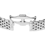 Rado Florence Diamonds R48913733 analog damklocka med svart urtavla och armband i rostfritt stål