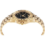 Philipp Plein Rock Couture PWPQA0424 analog damklocka med svart urtavla och armband i rostfritt stål
