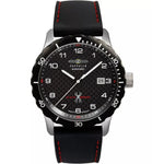 Zeppelin Night Cruise Automatic Herrklocka 7266M-3 analog herrklocka med svart urtavla och armband i rostfritt stål