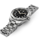 Hamilton Khaki Field Expedition Auto H70315130 analog herrklocka med svart urtavla och armband i rostfritt stål