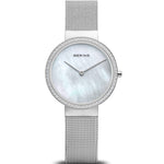 Bering Classic 14531-004 analog damklocka med pärlemor urtavla och armband i rostfritt stål