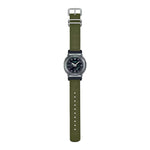 Casio G-Shock GM-2100CB-3AER ana-digi herrklocka med svart urtavla och armband i kanvas