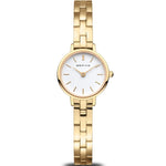Bering Classic 11022-734 analog damklocka med vit urtavla och armband i rostfritt stål