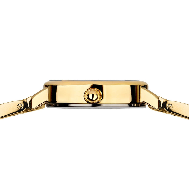 Bering Classic 11022-734 analog damklocka med vit urtavla och armband i rostfritt stål