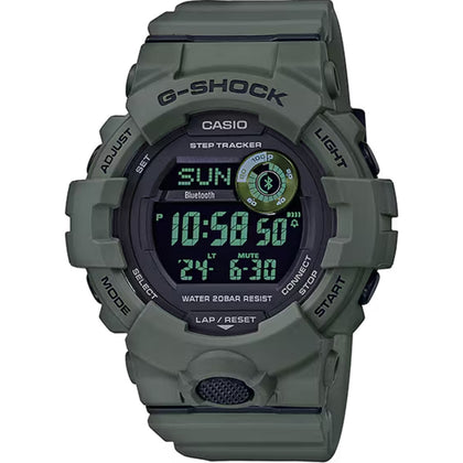Casio G-Shock GBD-800UC-3ER analog unisexklocka med svart urtavla och armband i resin