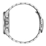 Citizen Moon phase BY1030-50L analog herrklocka med blå urtavla och armband i rostfritt stål