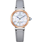 Citizen May bells EM1074-15D analog damklocka med pärlemor urtavla och armband i läder