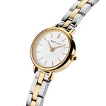Bering Classic 11022-714 analog damklocka med vit urtavla och armband i rostfritt stål