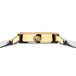 Bering Classic 11022-714 analog damklocka med vit urtavla och armband i rostfritt stål