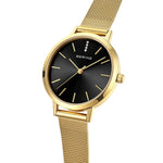 Bering Classic 13434-332 analog damklocka med svart urtavla och armband i rostfritt stål