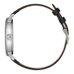 Citizen Dress BI5070-06A analog herrklocka med vit urtavla och armband i läder