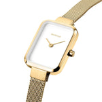 Bering Classic 14520-334 analog damklocka med vit urtavla och armband i rostfritt stål