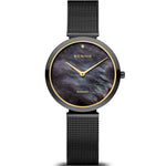 Bering Classic 18132-132 analog damklocka med flerfärgad urtavla och armband i rostfritt stål