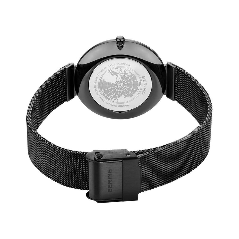 Bering Classic 18132-132 analog damklocka med flerfärgad urtavla och armband i rostfritt stål