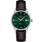 Certina DS-1 C029.207.16.091.00 analog unisexklocka med grön urtavla och armband i läder