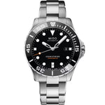 Mido Ocean Star 600 M026.608.11.051.00 analog herrklocka med svart urtavla och armband i rostfritt stål