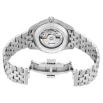 Certina DS-1 Skeleton C029.907.11.041.00 analog herrklocka med blå urtavla och armband i rostfritt stål