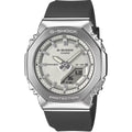 Casio G-Shock GM-S2110-1A7ER analog unisexklocka med silver urtavla och armband i resin