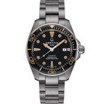 Certina DS Action Diver Powermatic 80 C032.607.44.051.00 analog herrklocka med svart urtavla och armband i titan
