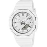 Casio G-Shock GMA-P2110-7AER ana-digi damklocka med vit urtavla och armband i resin