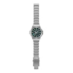 Casio G-Shock G-Steel GST-B1000D-3AER analog herrklocka med grön urtavla och armband i rostfritt stål
