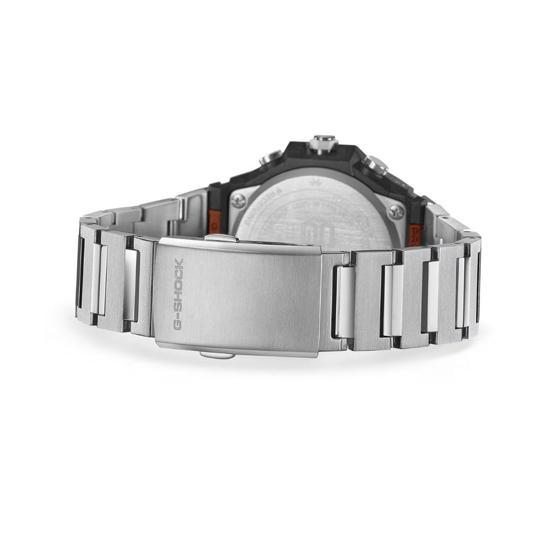 Casio G-Shock G-Steel GST-B1000D-1AER analog herrklocka med svart urtavla och armband i rostfritt stål