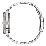 Citizen Tsuyosa Shore NJ0231-56L analog herrklocka med blå urtavla och armband i rostfritt stål